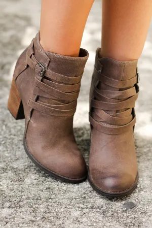 Manto Taupe Booties