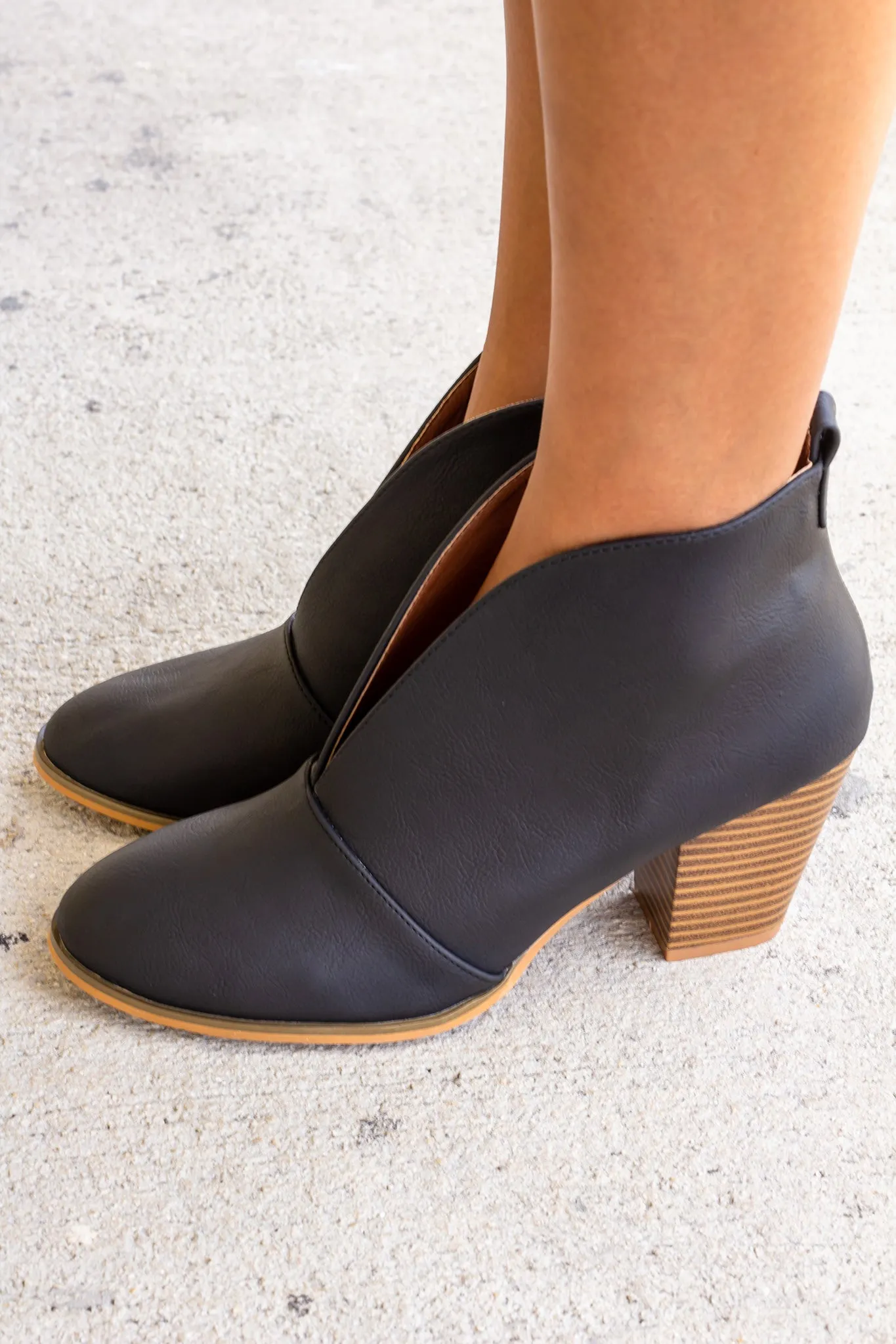 Ramona Black Booties