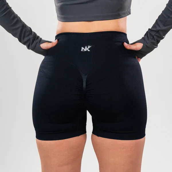 Scrunch VBelt-Onyx Shorts
