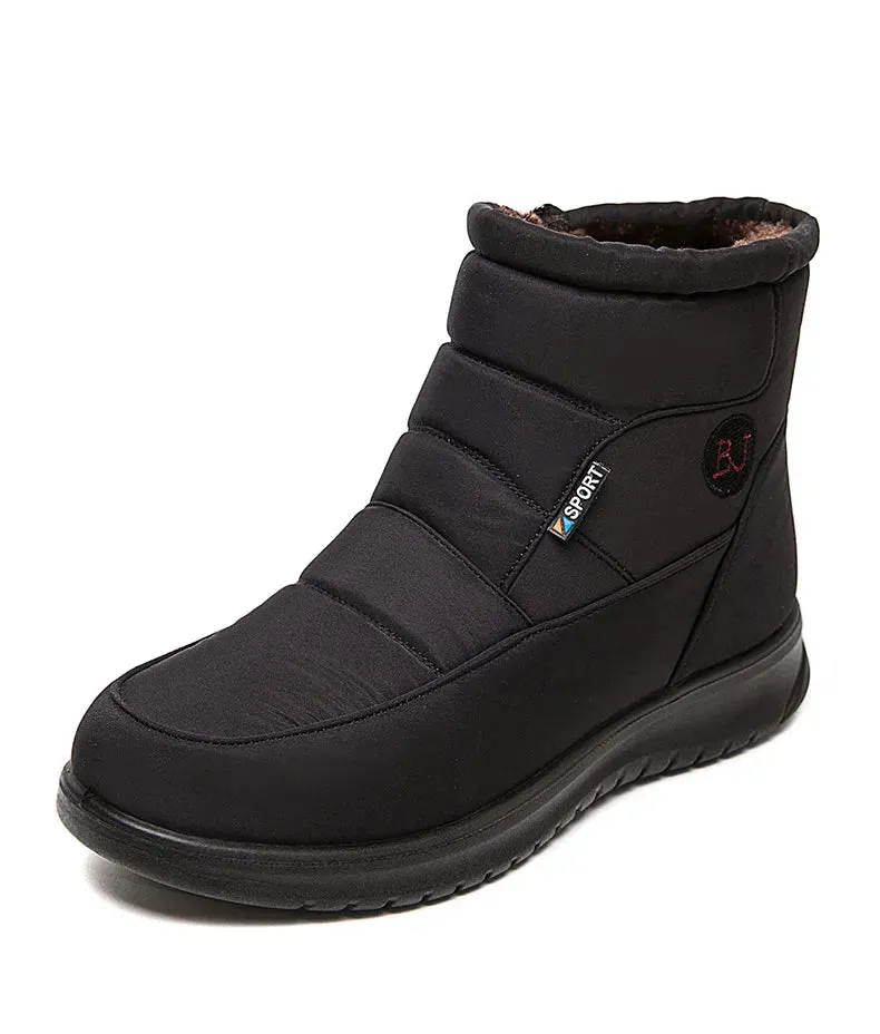 Women Boots Waterproof Snow Boots For Winter Shoes Zipper Ankle Boots Winter Shoes - WRB50135