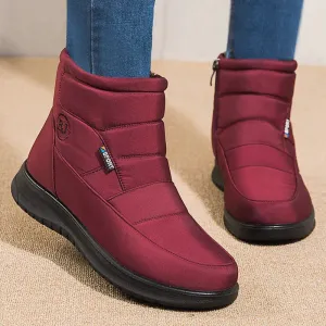 Women Boots Waterproof Snow Boots For Winter Shoes Zipper Ankle Boots Winter Shoes - WRB50135