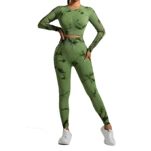 Women's yoga shorts and high-waisted gym yoga set